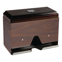Vollrath 3805-12 Super Strawboss Dispenser Woodgrain Metal -
12-1/4" x 4-1/2"