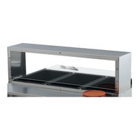 Vollrath 38055 Single Cafeteria Breath Guard, Clear, Acrylic
- 10" x 76"