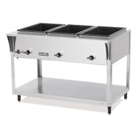Vollrath 38219 ServeWell SL Hot Food Table, Stainless Steel
- 5 Well