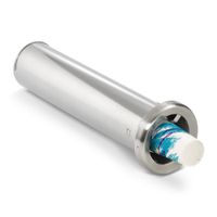 Vollrath CADJ-2 In-Counter Adjustable Cup Dispenser,
Stainless Steel - 22" x 5-3/5"