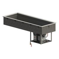 Vollrath FC-4C-05120-N Refrigerated Cold Pan Drop-In,
Stainless Steel, 5-Pan - 120V