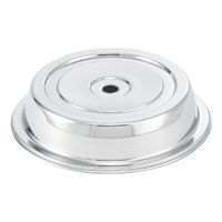 Vollrath PLC-08 Round Custom Plate Cover, Stainless Steel -
Fits 7-11/16" to 9"