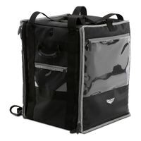 Vollrath VTB300 3 Series Tower Bag w/ Backpack & Headrest
Straps, Black - 17" x 18" x 22"