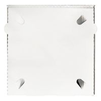 Verde Pack 8PIZPL Pizza Box, Plain, White - 8"