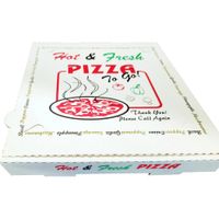 Verde Pack 12PIZWH4C Pizza Box, Stock Print - 12"