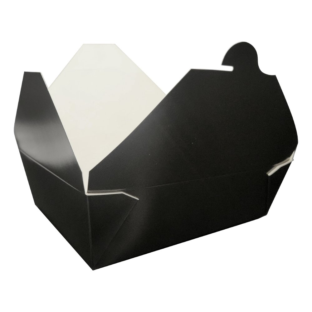 #3 TAKE OUT BOX 7.7X5.5 BLK