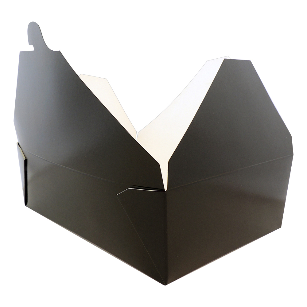 #3 TAKE OUT BOX 7.7X5.5 BLK