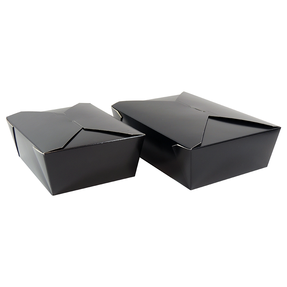 #3 TAKE OUT BOX 7.7X5.5 BLK