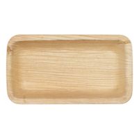 VerTerra 01-22-05B Mini Trays, Rectangle, Palm Leaf - 2" x
4"