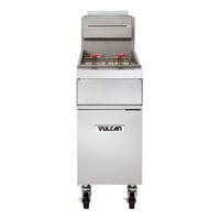 Vulcan 1GR45M-2 GR Series Free Standing Gas Kitchen Fryer,
Stainless Steel, Propane, Millivolt Controls - 45 lbs