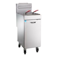Vulcan 1VEG50M Veg Series Free-Standing Gas Fryer, Stainless
Steel, Natural Gas - 45-50 lb *Discontinued*