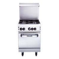 Vulcan 24S-4B-2 Endurance Gas Restaurant Range, Stainless
Steel, Propane - 143,000 BTU
