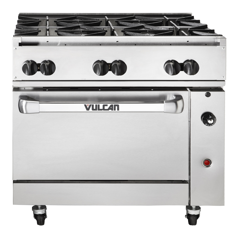 36" RANGE 6 BURNER NG