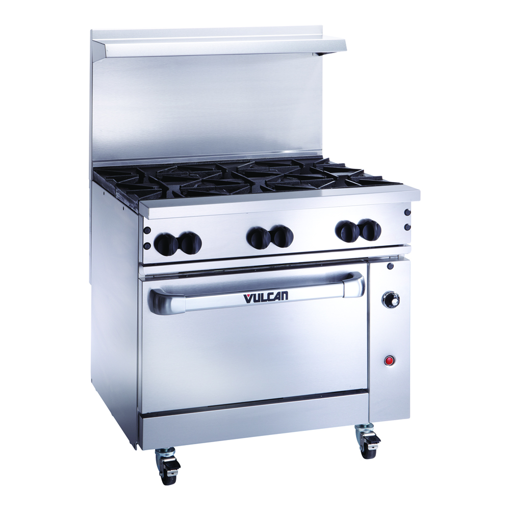 36" RANGE 6 BURNER NG