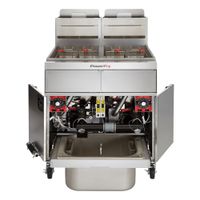 Vulcan/Wolf 3TR45AF PowerFry3 High Efficiency 3 Battery
Fryer, Stainless Steel, Solid State Analog Knob Control
(w/Filtration) - 45-50 lbs/vat