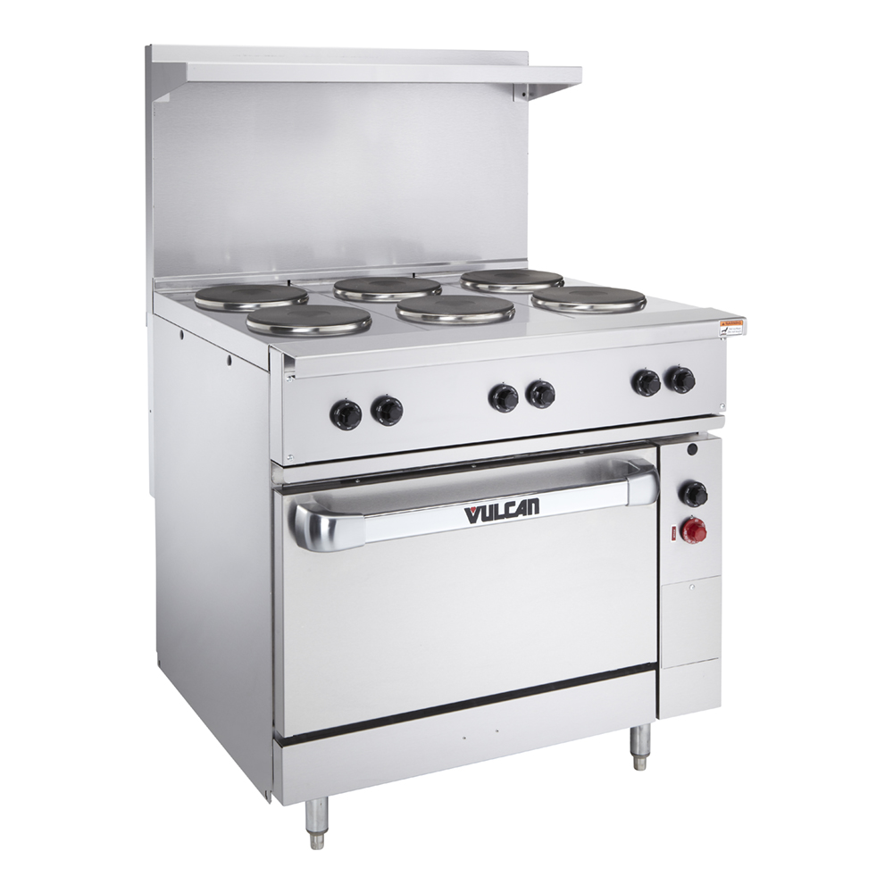 36" ELECTRIC RANGE, 208V 3PH