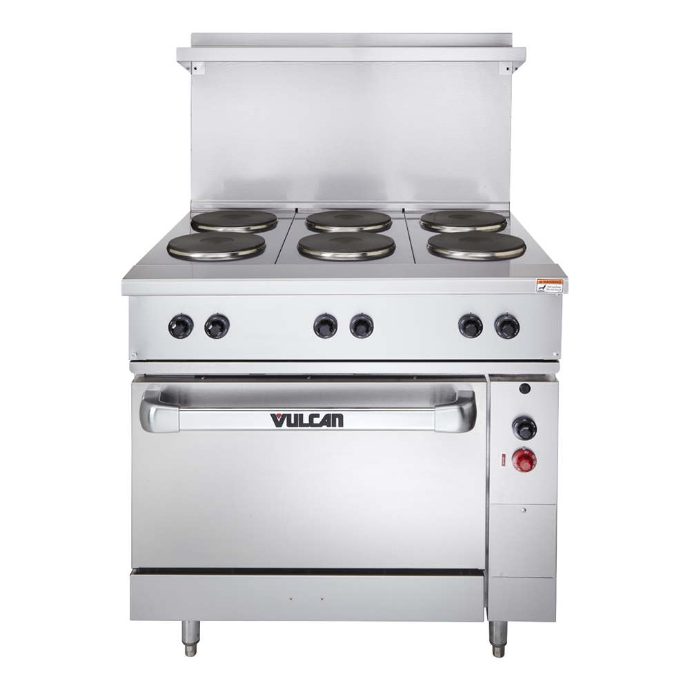 36" ELECTRIC RANGE, 208V 3PH