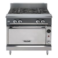 Vulcan \ Wolf - Wolf Range V2BG24S-1 V Series Heavy Duty
Range, 2 Open Burners, 24" Manual Griddle, Standard Oven,
Stainless Steel, Natural Gas- 36"