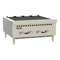 Vulcan \ Wolf - Wolf Range VCRB25 VCRB Series Gas
Charbroiler, Countertop, Cast Iron Burners, Manual Controls,
Stainless Steel- 25-3/8"