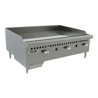 Vulcan \ Wolf - Wolf Range VCRG48-M VCRG-M Series Gas
Griddle, Countertop, Polished Steel Griddle Plate, (4)
Burners, Stainless Steel- 48"