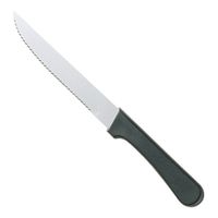 Walco 780527 Steak Knife, Black, Plastic - 4-5/8"