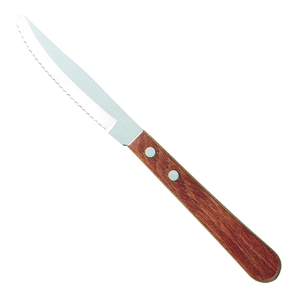 STEAK KNIFE-WOOD HANDLE (50/2)