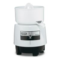 Waring BJ120C Bar Juicer, White, Die-Cast Base (w/ Serving
Container) - 120V