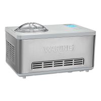 Waring WCIC20 Compressor Ice Cream Maker, Stainless Steel -
2 qt