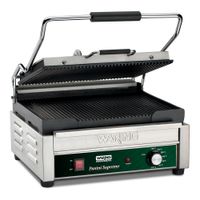 Waring WPG250 Large Italian Style Panini Groove Grill - 120V