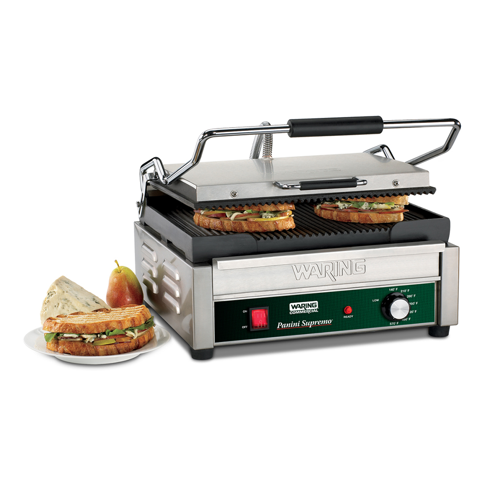 PANINI GRILL GROOVED 120V