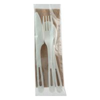 World Centric AS-PS-TN Compostable Cutlery Set, Wrapped,
TPLA - 4 pc