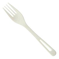 World Centric FO-PS-6 Disposable Fork, Unwrapped, TPLA - 6-
3/10"