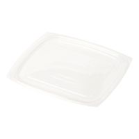 World Centric RDL-CS-24 Compostable Deli Container Lid,
Clear, PLA - Fits 24 & 32 oz