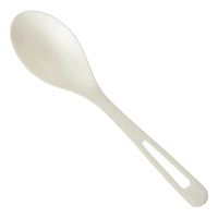 World Centric SP-PS-6 Disposable Spoon, Unwrapped, TPLA - 6-
3/10"