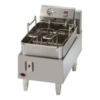 Wells GF-15 Countertop Gas Fryer, Propane Gas, Stainless
Steel - 30,000 BTU; 15 lb