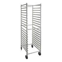 WinHolt ADE1820B/KDA Mobile Pan Rack, Full Height, (20) 18"
x 26" Pan Capacity, End Loading, Welded Tubular Aluminum
Frame