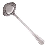 World Tableware 592 011 Louvre Soup Ladle, Stainless
Steel/Silver Plated - 4 oz; 11-3/4"