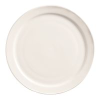 World Tableware 840-410N-11 Porcelana Narrow Rim Plate,
Bright White, Porcelain - 6-1/2"