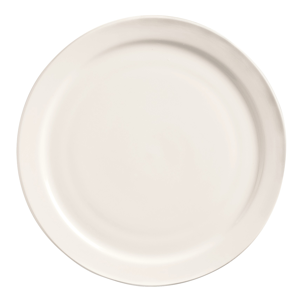 6-1/2" NR PLATE BRIGHT WHITE(3