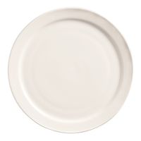 World Tableware 840-420N-12 Porcelana Narrow Rim Plate,
Bright White, Porcelain - 7-1/4"