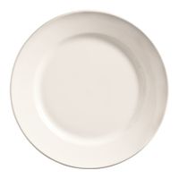 World Tableware 840-438R-10 Porcelana Rolled Edge Plate,
Bright White, Porcelain - 10-1/2"