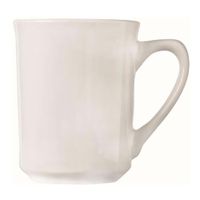 World Tableware 840-125-002 Porcelana Kona Mug, Bright
White, Porcelain - 8-1/2 oz