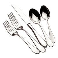 World Tableware 927 016 Santa Cruz Bouillon Spoon, 18/8
Stainless Steel - 6-3/8"