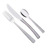 World Tableware 962 030 Oceanside Utility/Dessert Fork, 18/0
Stainless Steel - 7-1/8"