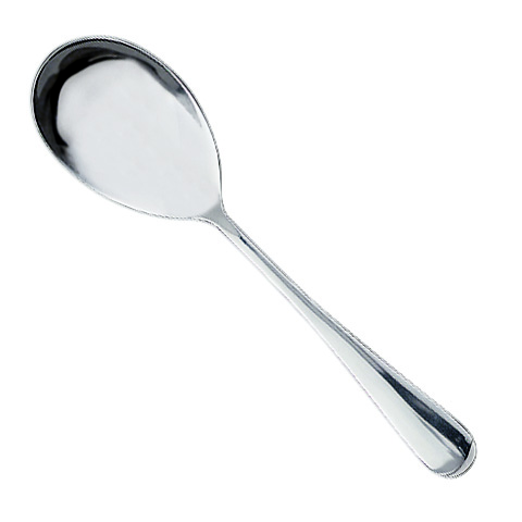 SERVING SPOON 8-7/8" SILVER PL