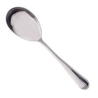 World Tableware 004 019 Deluxe Windsor Small Serving Spoon,
Stainless Steel/Silver Plated - 8-7/8"
