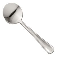 World Tableware 139 016 Medium Weight Classic Rim Bouillon
Spoon, 18/0 Stainless Steel - 5-5/8"