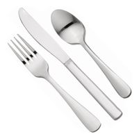 World Tableware 143 030 Windsor Grandeur Dinner Fork, 18/0
Stainless Steel - 6-3/8"