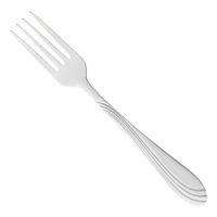 World Tableware 148030 Riva Dinner Fork, Medium Weight, 18/0
Stainless Steel - 7-3/8"