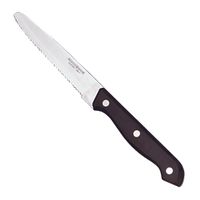 World Tableware 201 2642 Round Tip Steak Knife, Black,
Stainless Steel - 8-7/8"